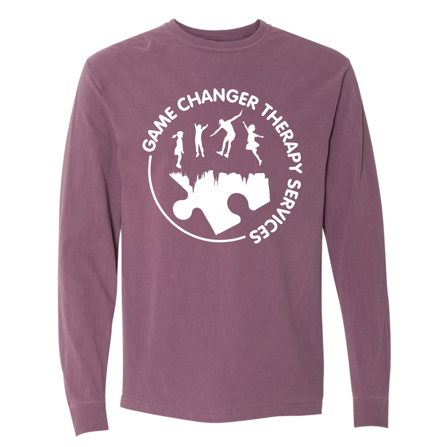 Game Changer Therapy Services Long Sleeve Tee - White Logo