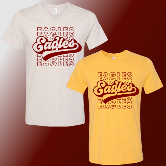 St. John's Eagles - Retro Echo Tee (Youth & Adult Sizes Available)