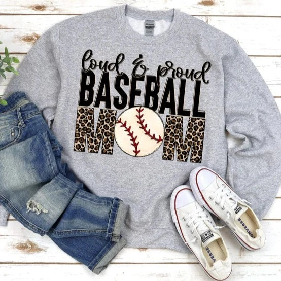 Loud & Proud Baseball Mom (Adult)