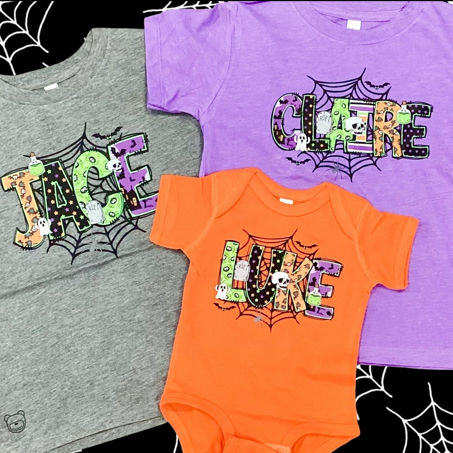 Personalized Halloween Name Tees
